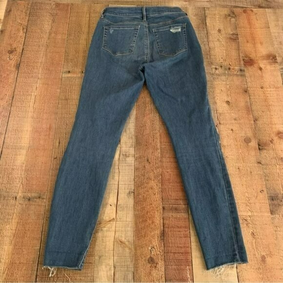 Pacsun womens distressed skinny denim jeans high rise ankle jeggings -27 - Picture 8 of 11